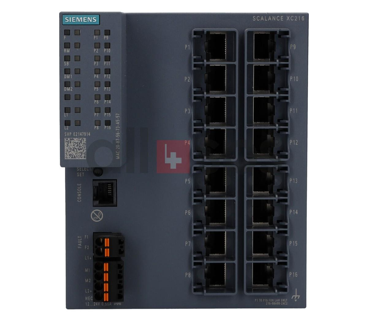 Siemens 6GK5216-0BA00-2AC2 Managed industrial Ethernet switch